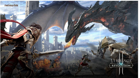 넷마블의 모바일 다중접속역할수행게임(MMORPG) '리니지2 레볼루션'<넷마블 제공>